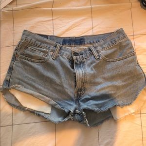 Vintage Levi’s 505 cutoff shorts